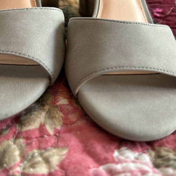 Woman’s pale blue leather wedge Alex Marie Sandals - Picture 2 of 6